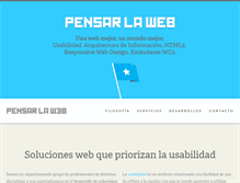 Tablet Screenshot of pensarlaweb.com